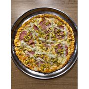 Nobres: Camponesa - Pizza Grande (Ingredientes: Catupiry, Champignon, Lombo, Molho, Mussarela, Orégano)