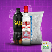 Kits de Gin 1: Kit Beefeater Tradicional 750ml + Baly 2L + Gelo)