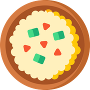 Esfihas Tradicionais: Calabresa com cream chesse - Esfiha (Ingredientes: Calabresa Moída, Cebola Picada, Cream Cheese, Tomate Picado)