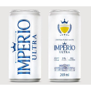 Cervejas Lata: Imperio Ultra 269ml - Cervejas Lata