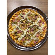 Nobres: Cosa Nostra - Pizza Grande (Ingredientes: Azeitona S/ Caroço, Catupiry, Champignon, Molho, Mussarela, Orégano, Presunto Picado)