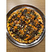 Nobres: Costela - Pizza Grande (Ingredientes: barbecue, Cheddar, Costela, Molho, Mussarela, Orégano, Vinagrete)