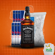 whisky + red bull + gelo: Jack Daniel