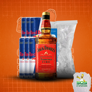 whisky + red bull + gelo: Jack Daniel