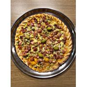 Nobres: Du Chef - Pizza Grande (Ingredientes: Azeitona, Bacon, Champignon, Molho, Mussarela, Orégano, Parmesão, Provolone)