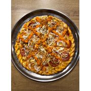 Nobres: Pepperoni C/ Cheddar - Pizza Grande (Ingredientes: Cebola, Cheddar, Molho, Mussarela, Orégano, Pepperoni, Tomate)
