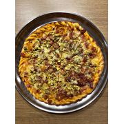 Nobres: Siciliana - Pizza Grande (Ingredientes: Bacon, Champignon, Molho, Mussarela, Orégano)