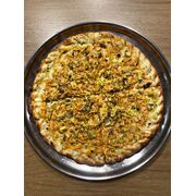 Especiais: Frango ao Molho Branco C/ Champignon - Pizza Grande (Ingredientes: Champignon, Frango, Molho Branco da Casa, Mussarela, Orégano)