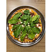 Nobres: Soberana - Pizza Grande (Ingredientes: Azeitona S/ Caroço, Bacon, Molho, Mussarela, Orégano, Palmito, Rúcula Fresca)
