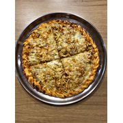 Nobres: Strogonoff de Carne Gratinado - Pizza Grande (Ingredientes: Batata Palha, Molho, Mussarela, Orégano, Strogonoff de Carne)