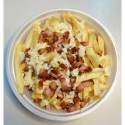 FRITAS: FRITAS BACON E QUEIJO - FRITAS MÉDIA (Ingredientes: FRITAS)