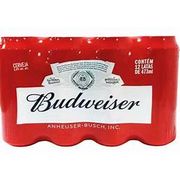 Cervejas Mala Fechada: MALA FECHADA BUDWEISER LATA 473ml - A Cerveja Budweiser é feita a partir da mistura de seus ingredientes naturais, que após passar por processos de purificação está pronta para ser gelada e consumida, possuindo um sabor leve e sutil, aroma natural e aspecto dourado claro e cr