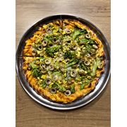 Nobres: Vegetariana II - Pizza Grande (Ingredientes: Azeitona S/ Caroço, Brócolis, Champignon, Molho, Mussarela, Orégano)