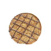Doces: Charge - Pizza Grande (Ingredientes: Amendoim, Chocolate, Doce de Leite)