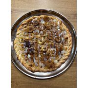 Doces: Banana c/ canela - Pizza Grande (Ingredientes: Açúcar, Banana, Canela, Creme de Leite, Mussarela)