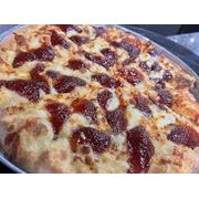 PIZZA NO PRECINHO: Romeu e Julieta - Pizza no Precinho (Ingredientes: goiabada, leite condensado, MUSSARELA)