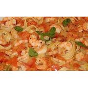 Massas: Talharim ao molho de camarão - Massas (Ingredientes: Camarão)