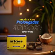 Carvão: CARVÃO ART COCO BLUE 1KG - BOX 10kg R$220,00 CADA// ACIMA DE 5 BOX 10kg R$ 210,00 CADA// ACIMA DE 10 BOX DE 10kg R$ 205,00 CADA