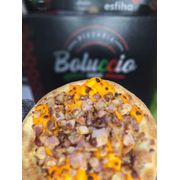 Esfiha: Bacon c/ cheddar - Esfiha (Ingredientes: Bacon, Cheddar)