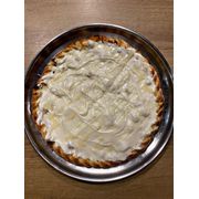 Doces: Chocolate Branco - Pizza Grande (Ingredientes: Chocolate Branco, Leite Condensado, Mussarela)