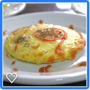 Pizza Brotão: Mussarela - Pizza Brotão (Ingredientes: Azeitona, Molho, Orégano, Queijo, Tomate)