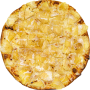 Pizza Brotão: Tropical - Pizza Brotão (Ingredientes: Abacaxi, Canela, Mussarela)