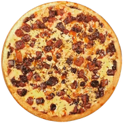 Premium: Filé migon Com Bacon - Pizza Família (Ingredientes: Molho, Muçarela, Filé Mignon, Bacon, Orégano)