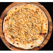 Especiais: Strogonoff de Carne - Pizza Família (Ingredientes: Batata Palha, Massa de Longa Fermentação, Molho da Casa, Strogonoff de Carne)
