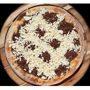 Doces: Dois Amores - Pizza Família (Ingredientes: Chocolate Branco, Chocolate Preto, Massa de Longa Fermentação, Mussarela)
