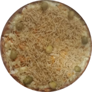 Variadas: 14-Frango c/ Catupiry - Pizza Grande (Ingredientes: Catupiry, Orégano, Peito de Frango)