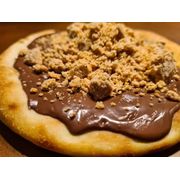 Edicao Limitada Mes das Mulheres: Esfiha de Pacoca - Esfiha doce de Pacoca com chocolate ao leite (fina camada de mussarela na base)
