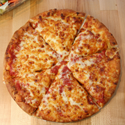 Especiais: Sorella - Pizza Grande (Ingredientes: Champignon gratinados em azeite, Frango Desfiado, Muçarela, Tomates picados)