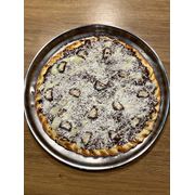 Doces: Prestígio C/ Chocolate Preto - Pizza Grande (Ingredientes: Chocolate Preto, Coco Ralado, Leite Condensado, Mussarela, Prestígio)