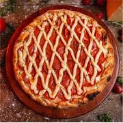 Especiais: Peperone com Catupiry - Pizza Gigante (Ingredientes: Molho de Tomate, Mussarela, Pepperoni, Catupiry, Orégano)