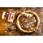 Doce Gourmet: Nutella - Pizza Gigante (Ingredientes: Creme de Leite, Mussarela, Nutella, Leite Condensado)