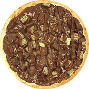 Doce Especial: Bis Preto - Pizza Gigante (Ingredientes: Creme de Leite, Mussarela, Chocolate Preto, Bis Preto, Leite Condensado, Confete)