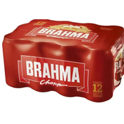 Latas 350ml: Brahma Chopp Lata 350ml (Caixa 12 Unidades) - Cerveja