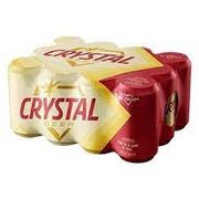 Latas 350ml: Crystal Lata 350ml (Caixa 12 Unidades) - Cerveja