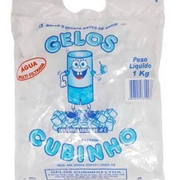 Gelo Em Cubo: Gelo Cubo 1Kg - Gelo