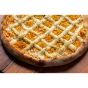 Tradicionais: Frango c/ Catupiry - Pizza Gigante (Ingredientes: Molho de Tomate, Mussarela, Frango, Catupiry, Orégano)