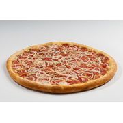 Tradicionais: Calabresa c/ Cebola - Pizza Gigante (Ingredientes: Molho de Tomate, Mussarela, Calabresa, Cebola, Orégano)