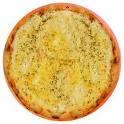 Tradicionais: Quatro Queijos - Pizza Gigante (Ingredientes: Molho de Tomate, Mussarela, Parmesão, Provolone, Catupiry, Orégano)
