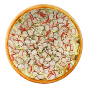 Especiais: Kani-Kama - Pizza Gigante (Ingredientes: Molho de Tomate, Mussarela, Kani-Kama, Orégano)