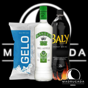 Kit Vodka: Combo Kislla Big Apple com Baly + Gelo)