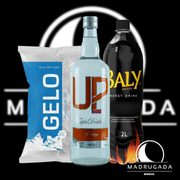 Kit Vodka: Combo up Pessego com Baly + Gelo)