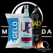 Kit Vodka: Combo Up Cereja com Baly + Gelo)