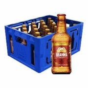 Retornáveis 300ml: Brahma Chopp Retornável 300ml (Caixa 23 unidades) - Brahmosidade é a cremosidade que só a Brahma tem. Nada melhor que uma Brahmosa no limite do gelo. Aprecie com moderação.