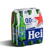 Cervejas Sem Álcool: Heineken Zero Long Neck 330ml (Pack 06 Unidades) - A Heineken 0.0 é uma cerveja Puro Malte com sabor de qualidade e zero álcool. Nossos mestres cervejeiros levaram anos para chegar a uma receita com gosto de cerveja de verdade e Puro Malte.