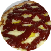 Doces: Romeu e Julieta - Pizza Grande (Ingredientes: Goiabada, Mussarela)