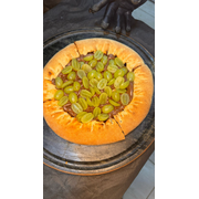Pizzas Doces: 45-Uva Verde - Pizza Grande (Ingredientes: Chocolate ao Leite, Uva Verde)